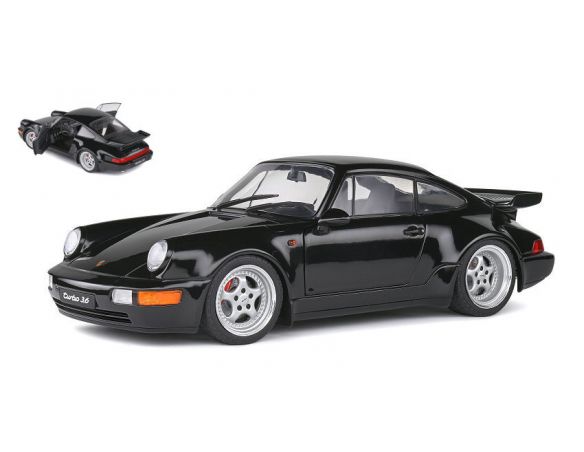 SOLIDO SL1803404 PORSCHE 964 (964) 3.6 TURBO 1993 BLACK 1:18 Modellino