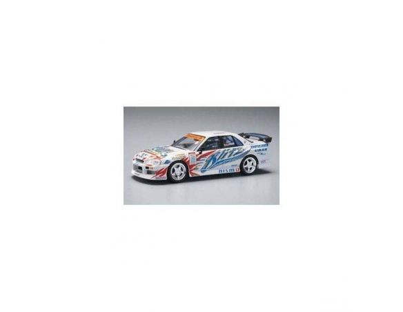 Aoshima 74428 NISSAN SKYLINE ER34 D1-GP BLITZ 1/43 Modellino