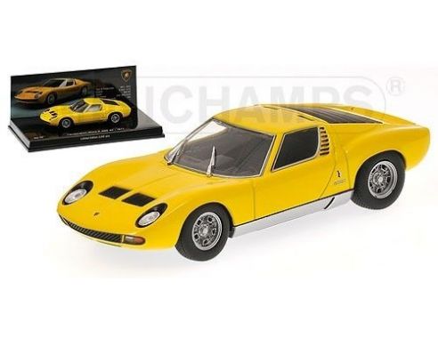 MINICHAMPS 436103650 LAMBORGHINI MIURA SV 1971 YELLOW LAMBORGHINI MUSEUM SERIES Modellino