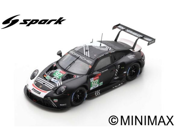 SPARK MODEL S7984 PORSCHE 911 RSR N.992 LM 2020 CHRISTENSEN-ESTRE-VANTHOOR 1:43 Modellino