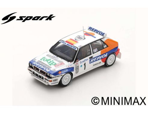 SPARK MODEL S9024 LANCIA DELTA HF INTEGRALE EVO N.1 MONTE CARLO 1993 C.SAINZ-L.MOYA 1:43 Modellino