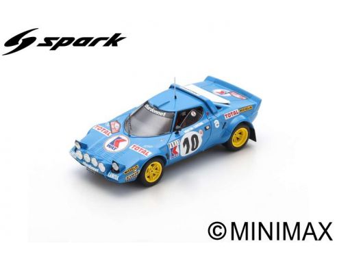 SPARK MODEL S9092 LANCIA STRATOS N.10 7th MONTE CARLO 1978 M.MOUTON-F.CONCONI 1:43 Modellino