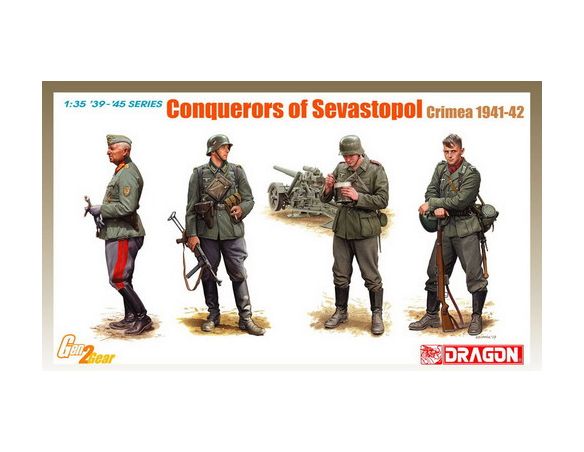 DRAGON D6702 CONQUERORS OF SEVASTOPOL KIT 1:35 Modellino