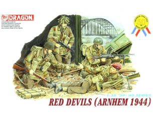DRAGON D6023 RED DEVILS 1944 SOLDATINI KIT 1:35 Modellino