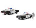 GREENLIGHT GREEN19042 DODGE MONACO 1977 METROPOLITAN POLICE WITH TERMINATOR FIGURE 1984 1:18 Modellino