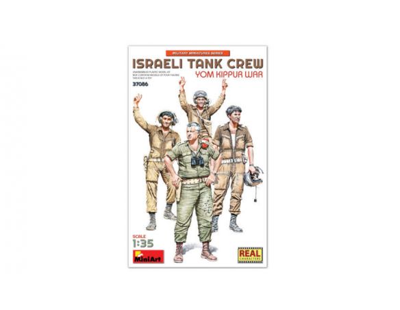 MINIART MIN37086 ISRAELI TANK CREW YOM KIPPUR WAR KIT 1:35 Modellino
