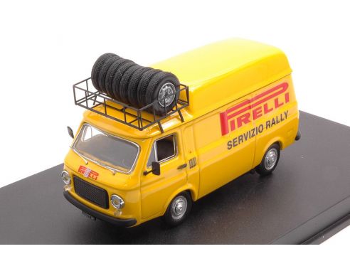 RIO RI4659 FIAT 238 PIRELLI SERVIZIO RALLY 1973 TETTO ALTO 1:43 Modellino