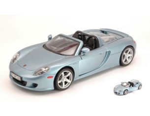 MOTORMAX MTM73305SL PORSCHE CARRERA GT 2003 SILVERBLUE 1:24 Modellino