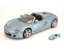 MOTORMAX MTM73305SL PORSCHE CARRERA GT 2003 SILVERBLUE 1:24 Modellino