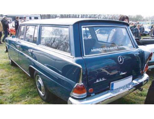NOREV NV183599 MERCEDES 200 UNIVERSAL 1966 DARK BLUE 1:18 Modellino