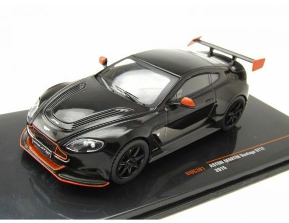 ASTON MARTIN VANTAGE GT 12 2015 BLACK-ORANGE 1:43