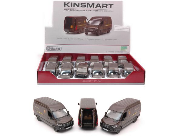 KINSMART KT5430D MERCEDES SPRINTER UPS cm 12 Modellino