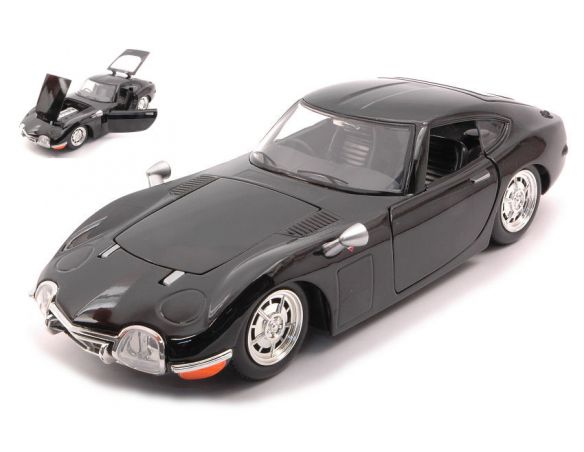 JADA TOYS JADA30447BK TOYOTA 2000 GT BLACK 1:24 Modellino