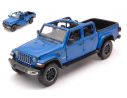 MOTORMAX MTM79367B JEEP GLADIATOR OVERLAND OPEN TOP BLUE 1:24 Modellino