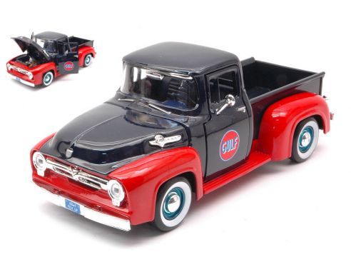 MOTORMAX MTM79647 FORD F-100 PICK UP 1956 GULF 1:24 Modellino