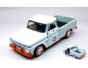 MOTORMAX MTM79648 CHEVROLET C10 FLEETSIDE PICK UP 1966 GULF 1:24 Modellino