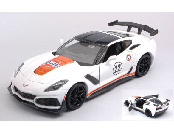 MOTORMAX MTM79657 CHEVROLET CORVETTE ZR1 2019 GULF 1:24 Modellino