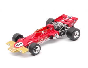 QUARTZO QZ27853 LOTUS 72D JOCHEN RINDT 1970 N.6 WINNER FRENCH GP 1:43 Modellino