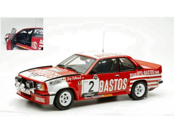 SUNSTAR SS5375 OPEL ASCONA B 400 N.2 WINNER HASPENGOUWRALLY 1982 COLSOUL-LOPES 1:18 Modellino