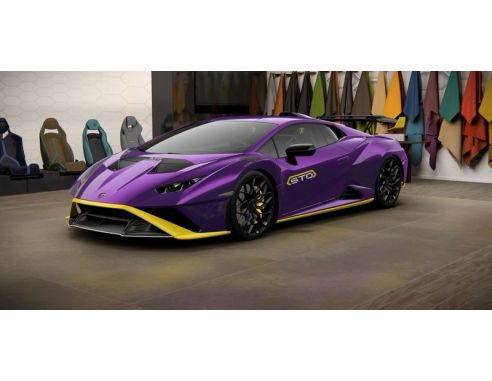 LOOKSMART LS523E LAMBORGHINI HURACAN STO PARSIFAE VIOLET 1:43 Modellino
