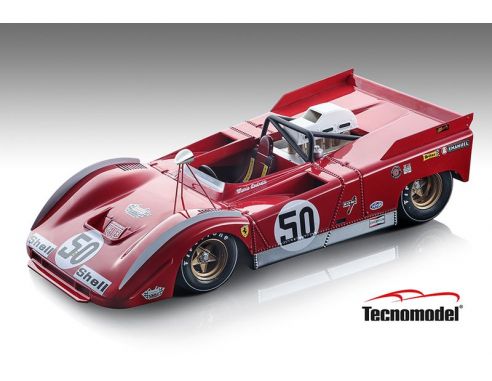 TECNOMODEL TMD18225B FERRARI 712 CAN AM N.50 TEAM SEFAC WATKINS GLEN 1971 M.ANDRETTI  1:18 Modellino