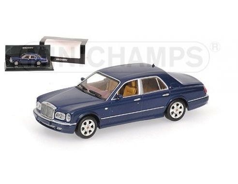 MINICHAMPS 436139004 BENTLEY ARNAGE RED LABEL 2001 BLUE METALLIC Modellino