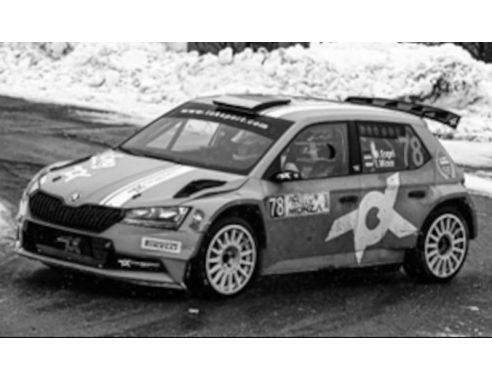 IXO MODEL RAM779 SKODA FABIA R5 EVO N.78 RALLY MONZA 2020  ENGEL-MINOR 1:43 Modellino
