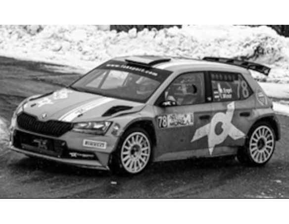 IXO MODEL RAM779 SKODA FABIA R5 EVO N.78 RALLY MONZA 2020  ENGEL-MINOR 1:43 Modellino