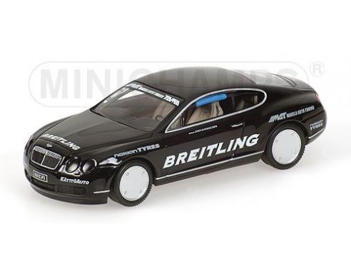 MINICHAMPS 436139026 BENTLEY CONTINENTAL GT WORLD RECORD CAR ON ICE 2007 321 KM/H Modellino