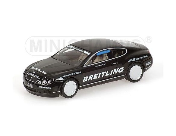 MINICHAMPS 436139026 BENTLEY CONTINENTAL GT WORLD RECORD CAR ON ICE 2007 321 KM/H Modellino