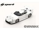SPARK MODEL S5999 PORSCHE 911 GT1 STREET VERSION 1996 WHITE 1:43 Modellino