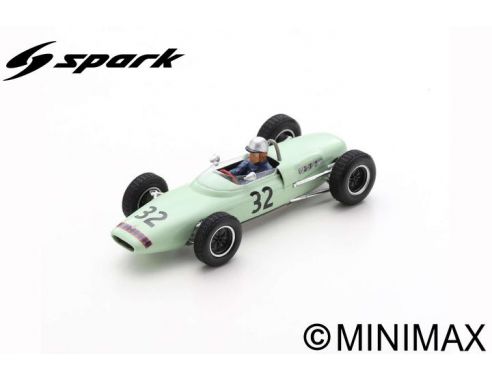 SPARK MODEL S7446 LOTUS 18-21 LUCIEN BIANCHI 1961 N.32 BRITISH GP 1:43 Modellino