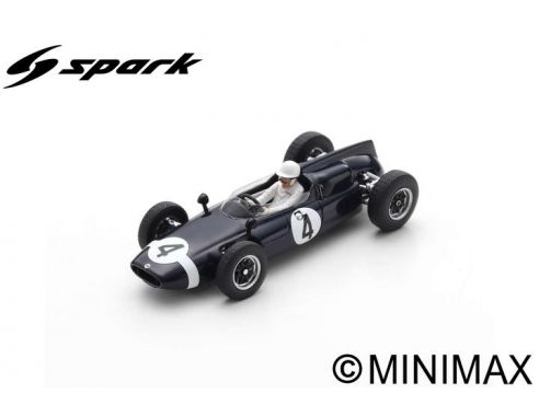 SPARK MODEL S8065 COOPER T53 STIRLING MOSS 1961 N.4 WINNER INTERNATIONAL TROPHY 1:43 Modellino