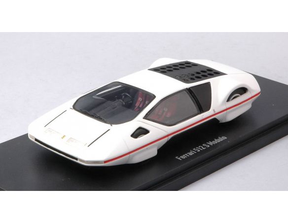 AUTOCULT ATC90175 FERRARI 512S MODULO BY PININFARINA WHITE 1:43 Modellino