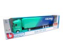 BBURAGO BU31460T MERCEDES ACTROS GIGASPACE HAULER WITH TRAILER FALKEN TIRES 1:43 Modellino