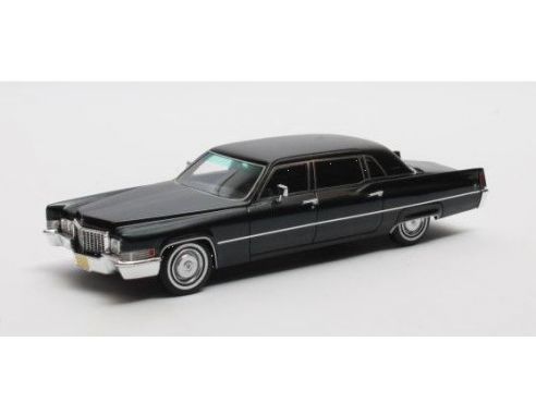MATRIX SCALE MODELS MX20301-213 CADILLAC FLEETWOOD SERIES 75 LIMOUSINE 1970 MET.DARK BLUE 1:43 Modellino