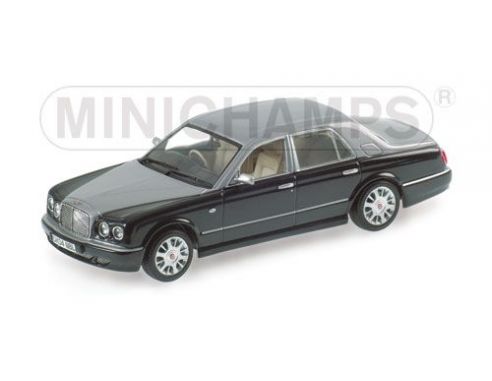 MINICHAMPS 436139401 BENTLEY ARNEGE R SILVER & BLACK Modellino