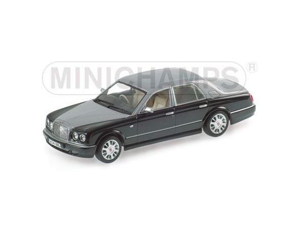 MINICHAMPS 436139401 BENTLEY ARNEGE R SILVER & BLACK Modellino