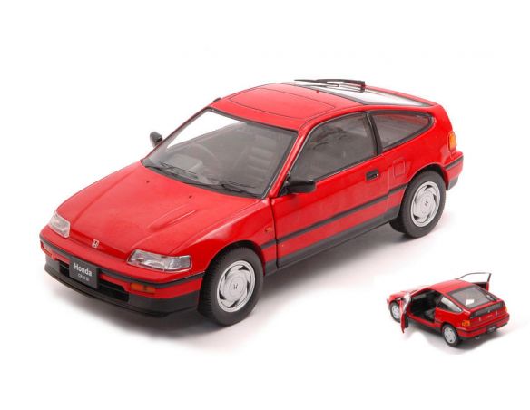 WHITEBOX WB124074 HONDA CR/X 1987 RED 1:24 Modellino