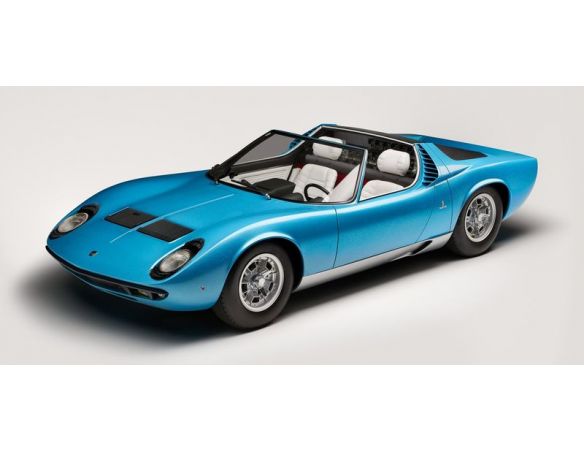 GT SPIRIT GT324 LAMBORGHINI MIURA P400  ROADSTER 1968 AZZURO CIELO 1:18 Modellino