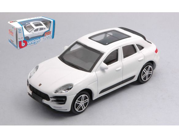 BBURAGO BU30299W PORSCHE MACAN WHITE 1:43 Modellino