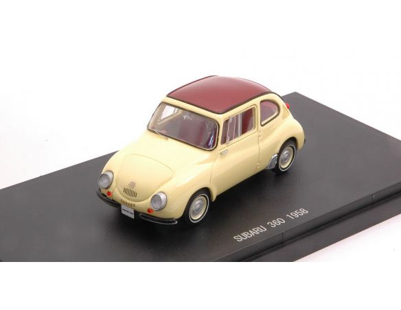 EBBRO EB45685 SUBARU 360 1958 BEIGE/BROWN 1:43 Modellino