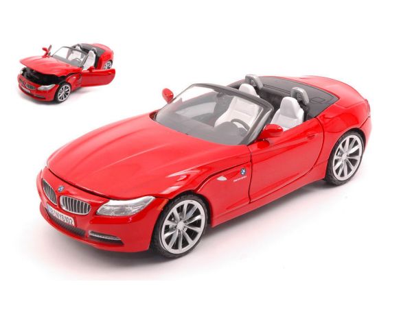 MONDO MOTORS MM51048B BMW Z4 ROADSTER 2010 RED 1:24 Modellino