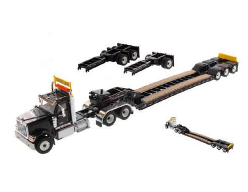 DIECAST MASTER DM71017 HX520 TANDEM TRACTOR BLACK XL TRAILER 1:50 Modellino