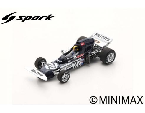 SPARK MODEL S7263 MARCH 711 CARLOS PACE 1972 N.22 SOUTH AFRICAN GP 1:43 Modellino