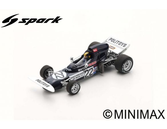 SPARK MODEL S7263 MARCH 711 CARLOS PACE 1972 N.22 SOUTH AFRICAN GP 1:43 Modellino