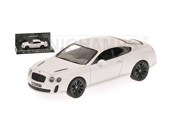 Minichamps PM436139802 BENTLEY CONTINENTAL SUPERSPORTS 2009 WHITE 1:43 Modellino