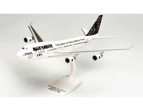 HERPA HP613293 BOEING 747-400 IRON MAIDEN ED FORCE ONE 1:250 Modellino
