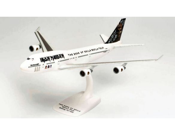 HERPA HP613293 BOEING 747-400 IRON MAIDEN ED FORCE ONE 1:250 Modellino