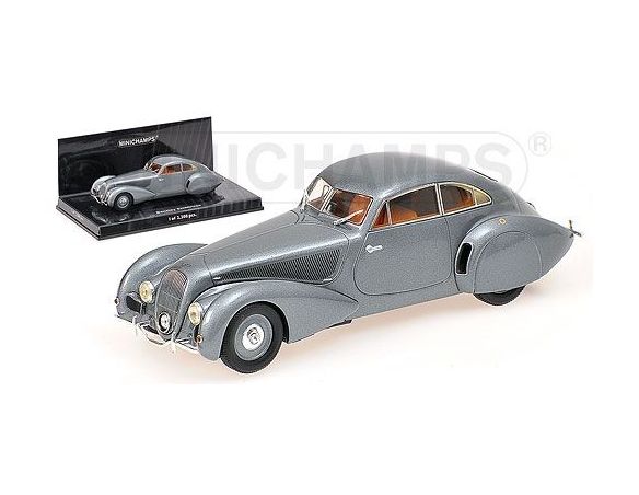 MINICHAMPS 436139820 BENTLEY EMBRICOS 1938 SILVER Modellino
